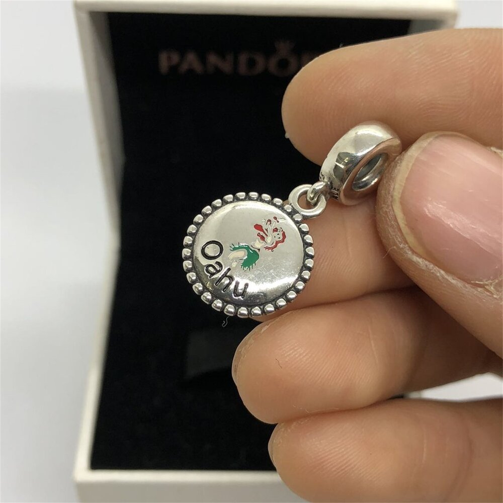 ✨🔥Pandora Oahu Hula Dancer Hawaii Dangle Charm sterling silver jewelry - Picture 5 of 6